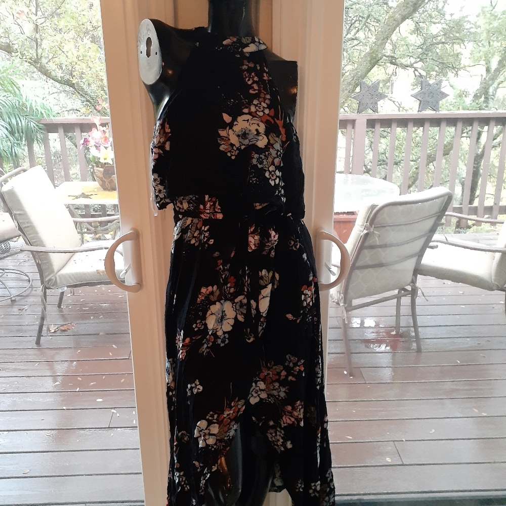 High Low Floral Dress